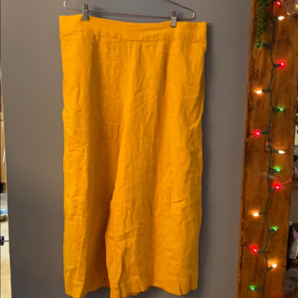 Linen wide leg